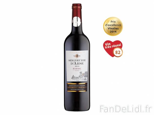 Fitou Seigneurie d&apos;Arse 2013 AOP , prezzo 3.89 &#8364; 
- Temp&eacute;rature ...