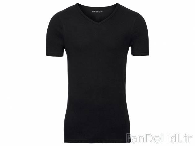 T-shirt Homme Livergy, le prix 3.99 € 
Tailles disponibles

Du S au XL selon ...