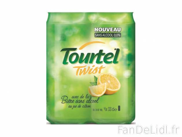 4 Tourtel Twist bières sans alcool1 , prezzo 4.18 € per Soit le lot de 2 packs ...