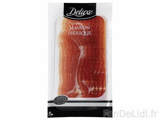 Jambon ibérique , prezzo 2.98 € per Soit le lot de 2 x 40 g, 1 kg = 37,25 € ...