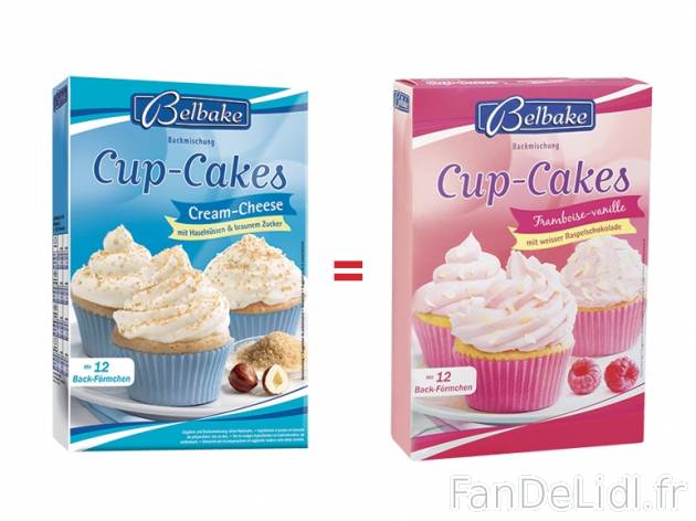 Préparation pour 12 cupcakes , prezzo 1.49 € per Soit le lot de 2 x 320/326/340 ...