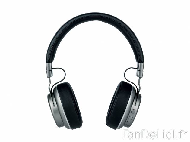 Casque audio Bluetooth® Silvercrest, le prix 29.99 € 
- Jusqu’a 16h de musique
- ...