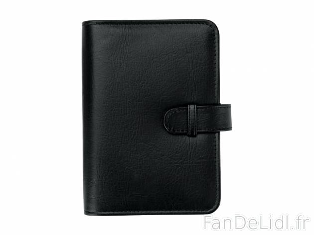 Agenda organiseur , le prix 3.99 € 
- Fermeture à languette et porte-stylo
- ...