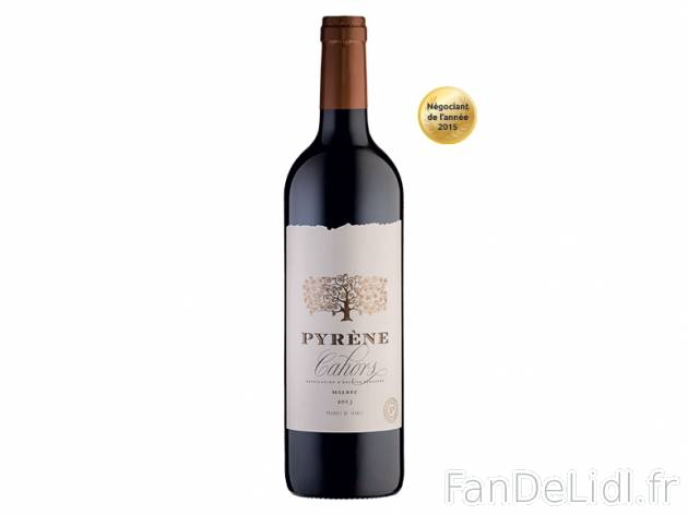 Cahors Pyrène 2013 AOP , prezzo 4.49 &#8364; 
- Temp&eacute;rature optimale ...