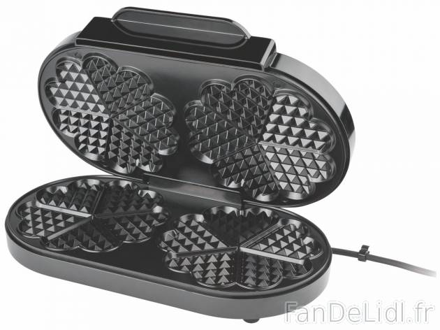 Gaufrier double , prezzo 27.99 EUR 
Gaufrier double 
- 1 200 W
- Taille des gaufres ...