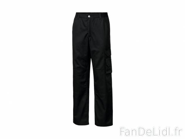 Pantalon de travail doublé homme , le prix 12.99 € 
- Ex. dessus 65 % polyester ...