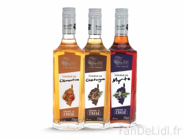 Liqueur , prezzo 7.99 € per 70 cl au choix, 1 L = 11,41 € EUR. 
- 18 % Vol. ...