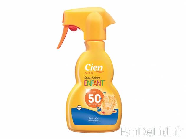 Spray solaire enfant , prezzo 6.79 € per 250 ml, 1 L = 27,16 € EUR. 
- Haute ...