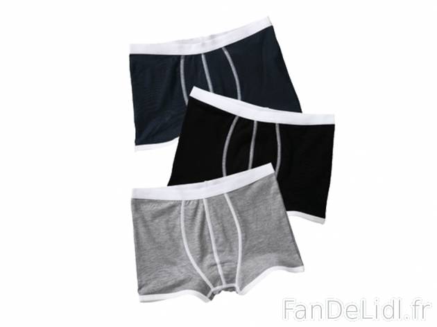 Slips ou boxers garçon , prezzo 5.49 € per Le lot au choix 
- Ex. : 95 % coton, ...