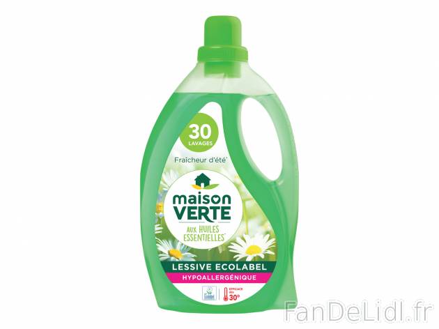 Maison Verte lessive fraîcheur dété , le prix 4.75 €