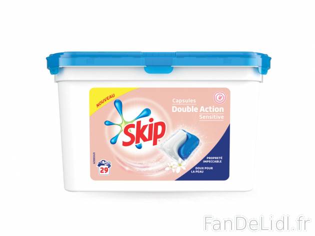 Skip Double Action , le prix 5.48 € 
- Le pack de 29 capsules : 8,43 €
- Les ...