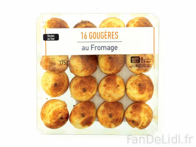 Gougères au fromage , le prix 4.59 € 

Caractéristiques

- Rayon frais
- ...