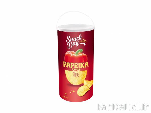 Chips saveur paprika , le prix 3.09 €