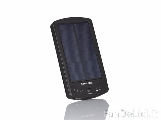 Chargeur solaire , prezzo 12.99 € per L&apos;unité 
- Pour recharger partout ...