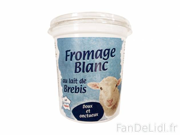 Fromage blanc nature , le prix 1.69 € 
- Au lait de brebis
- 4,5 % Mat. Gr. ...