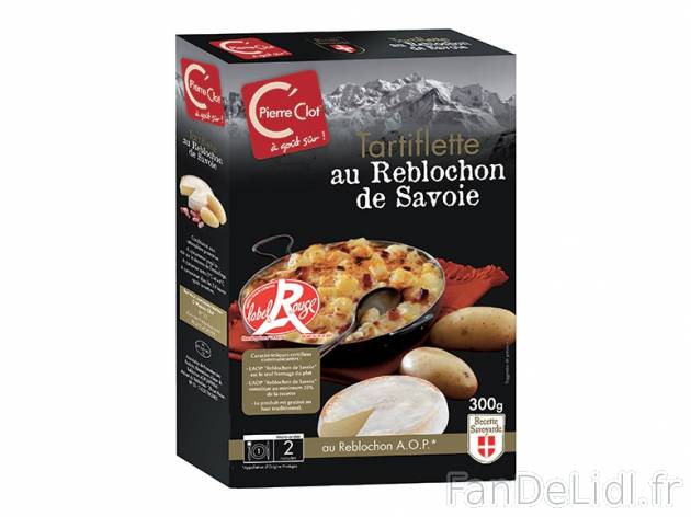 Tartiflette au Reblochon de Savoie AOP Label Rouge , prezzo 2.99 € per 300 g, ...