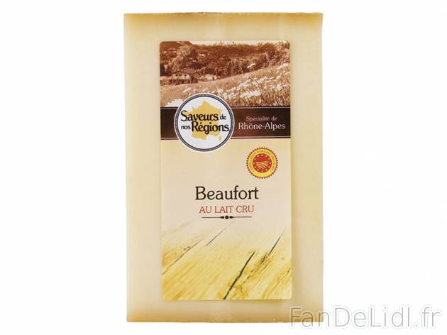 Beaufort AOP , prezzo 3.99 € per 220 g, 1 kg = 18,14 € EUR. 
- Au lait cru ...