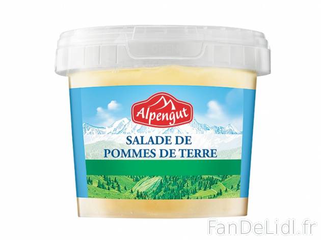 Salade de pommes de terre , prezzo 1.89 € per 750 g, 1 kg = 2,52 € EUR.