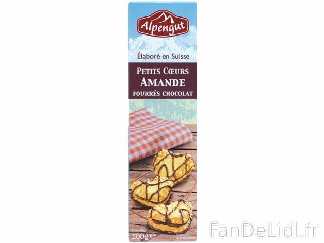 Biscuits suisses , prezzo 1.79 € per 100/125 g au choix, 1 kg = 17,90 € EUR. ...