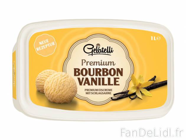 Crème glacée vanille , le prix 1.55 €  

Caractéristiques

- surgelées