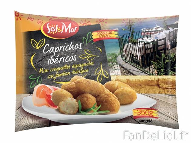 Mini croquettes au jambon Ibérique ou croquettes au bleu , prezzo 2.23 € per ...