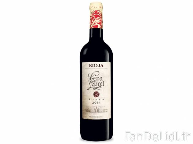 Rioja Cepa Lebrel 2014 DOC Rouge , prezzo 2.59 &#8364; per 75 cl, 1 L = 3,45 ...