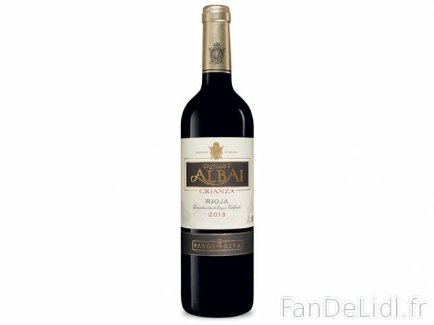 Rioja Castillo De Albai 2013 DOC Rouge , prezzo 5.53 &#8364; per Soit le lot ...