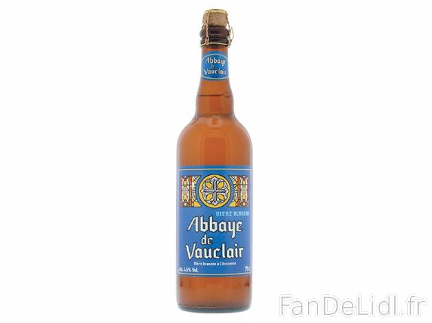 Bière Blanche d&apos;Abbaye , prezzo 1.79 € per 75 cl, 1 L = 2,39 € EUR. ...