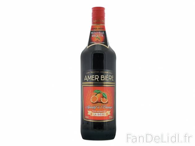 Amer bière , prezzo 4.99 &#8364; per La bouteille de 1 L 
- 15 % Vol. 
- Nouvelle ...