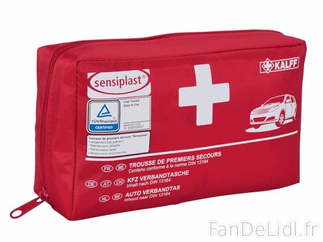 Trousse de premiers secours , prezzo 5.49 € per L&apos;unité 
- 44 pièces ...