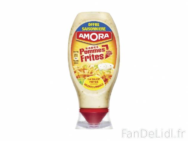 Amora sauce pommes-frites , prezzo 1.59 € per 448 g, 1 kg = 3,55 € EUR.