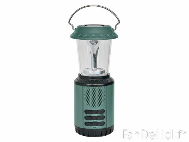 Lampe dynamo avec radio intégrée , prezzo 14.99 € per L&apos;unité 
- ...