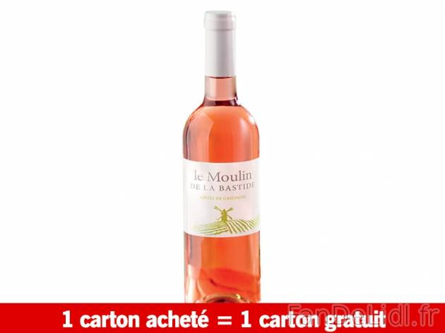 Côtes de Gascogne Rosé Le Moulin de la Bastide 2015 IGP , prezzo 22.68 € per ...