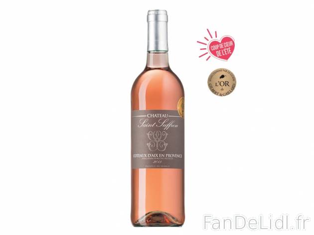 Coteaux d&apos;Aix en Provence Rosé Château Saint Suffren 2015 AOP , prezzo ...