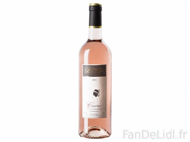 Corse Rosé I Chjusu di Borgo 2015 AOC , prezzo 3.69 &#8364; 
- Temp&eacute;rature ...