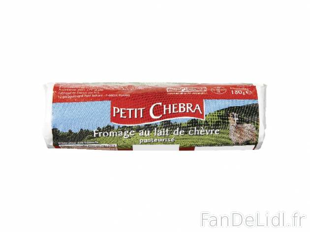 Chèvre bûchette , prezzo 1.39 € per 180 g, 1 kg = 7,72 € EUR. 
- 25 % de ...