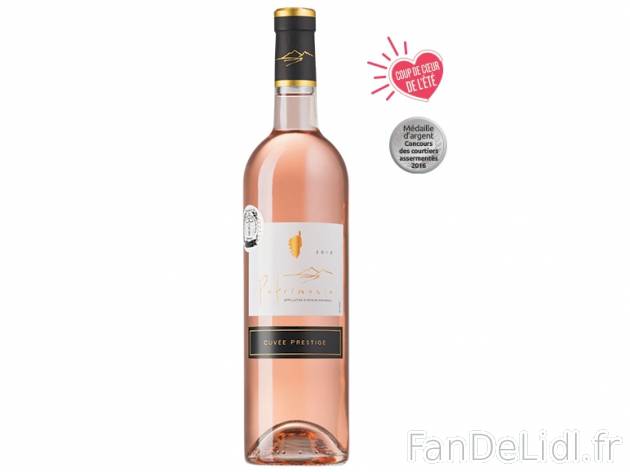 Patrimonio Rosé Cuvée Prestige 2015 AOP , prezzo 6.99 &#8364; 
- Temp&eacute;rature ...