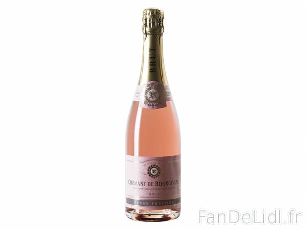 Crémant de Bourgogne Rosé Cuvée Prestige AOP , prezzo 5.89 &#8364; 
- Temp&eacute;rature ...