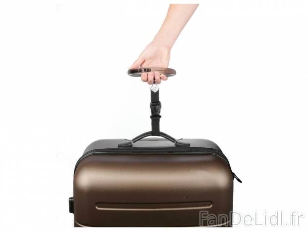 Pèse-bagage chez Lidl , prezzo 6.99 EUR 
Pèse-bagage 
- 50 kg max.
- Pour une ...