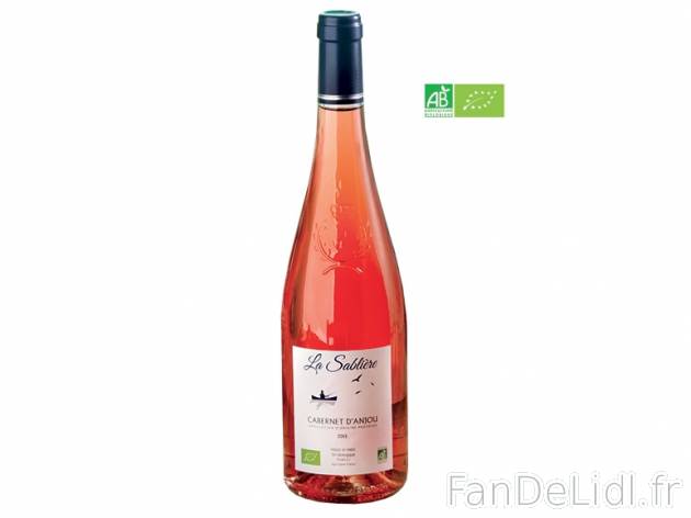 Cabernet d&apos;Anjou Rosé Bio La Sablière 2015 AOP , prezzo 3.99 &#8364; ...