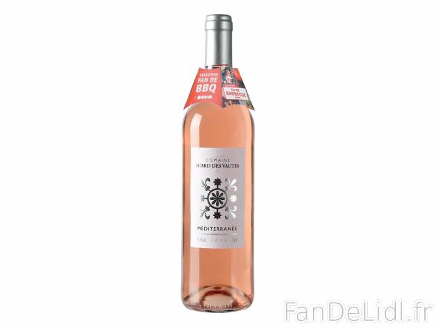 Méditerranée rosé1 , prezzo 2.39 € per 75 cl 
- Température optimale de dégustation ...