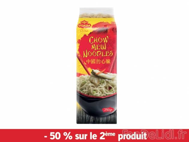 Nouilles Chow Mein , prezzo 1.48 € per Soit le lot de 2 x 250 g, 1 kg = 2,96 € ...