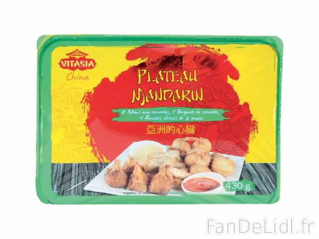 Plateau mandarin , prezzo 4.89 € per 430 g, 1 kg = 11,37 € EUR. 
- Composé ...