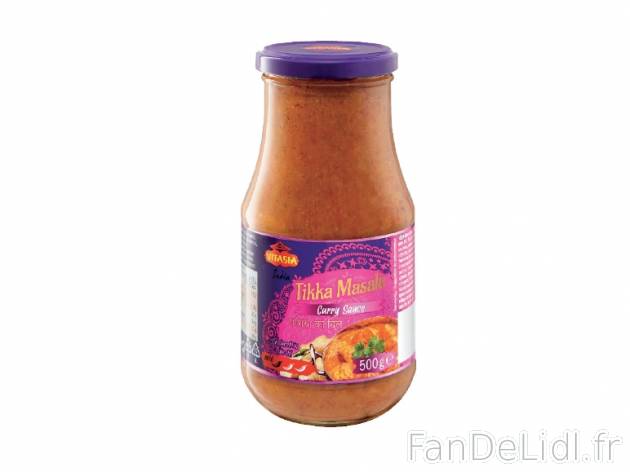 Sauce au curry , prezzo 1.29 € per 500 g au choix, 1 kg = 2,58 € EUR. 
- Au ...