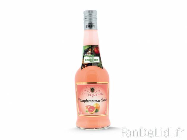 Crème de pamplemousse rose ou de mûre1 , prezzo 3.89 € per 50 cl au choix 
- ...