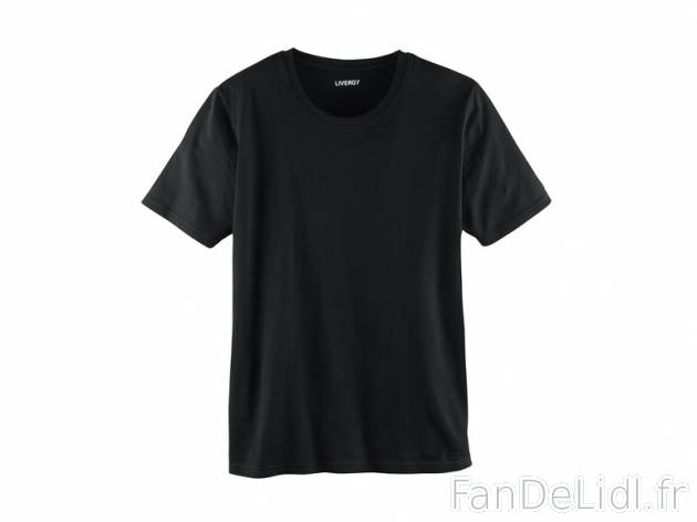 2 t-shirts , prezzo 5.99 € per Le lot au choix 
- Ex. : 100 % coton 
- Du S ...
