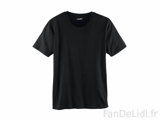 2 t-shirts , prezzo 5.99 € per Le lot au choix 
- Ex. : 100 % coton 
- Du S ...