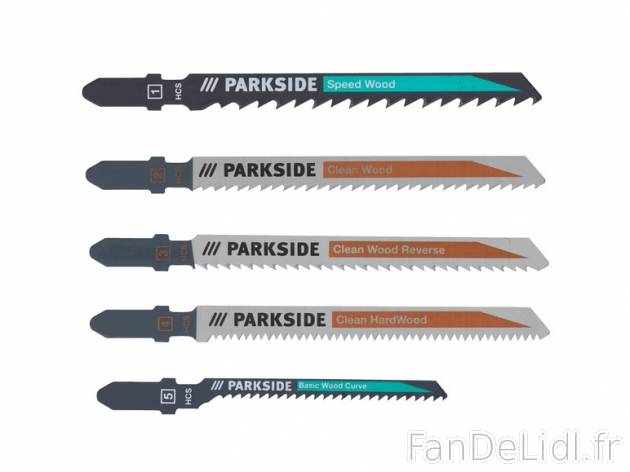 Set de 5 lames pour scie sauteuse , prezzo 3.99 € per Le set au choix 
- Set ...