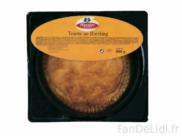 Tourte au Riesling , prezzo 2.99 € per 500 g, 1 kg = 5,98 € EUR.