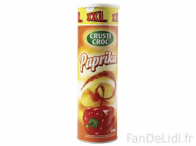 Rusti chips , prezzo 1.09 € per 200 g au choix, 1 kg = 5,45 € EUR. 
- Au choix ...